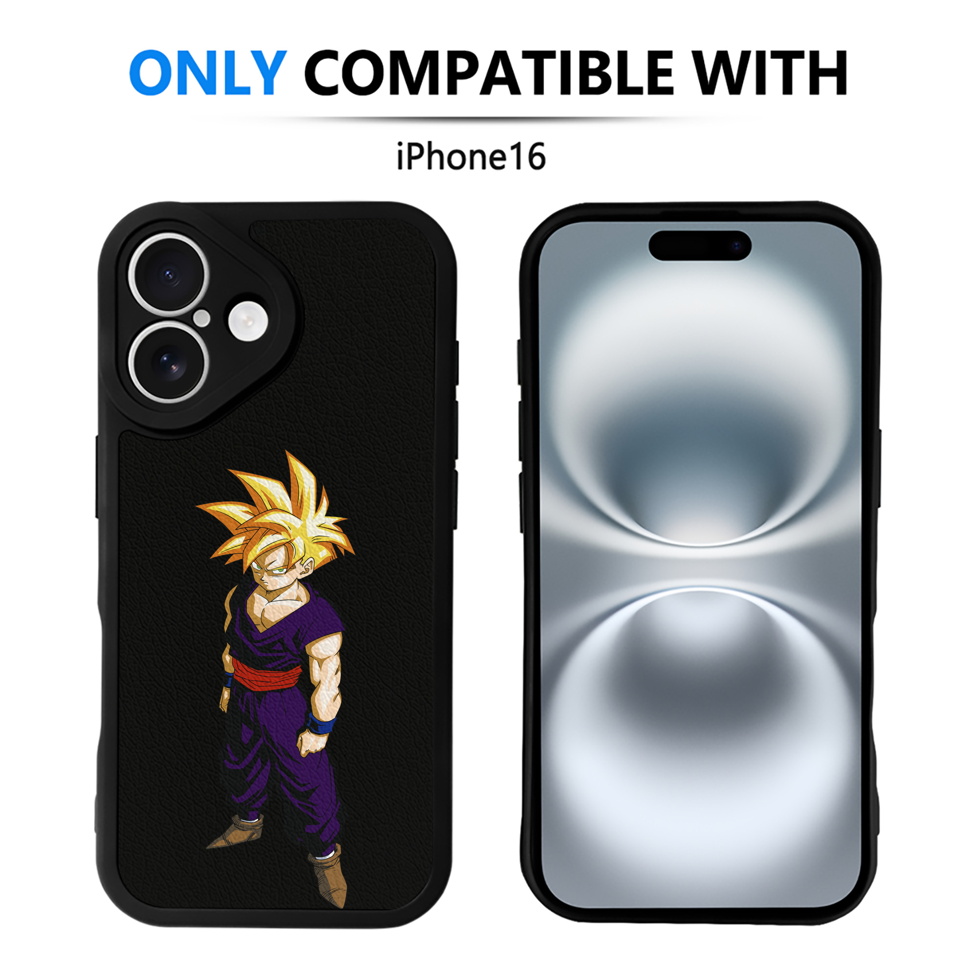 （画像用） ドラゴンボール ベジット DRAGON BALL Vegetto 【iPhone 16シリーズ対応】シリコンスマホケース（レザー調） 材質：シリコン